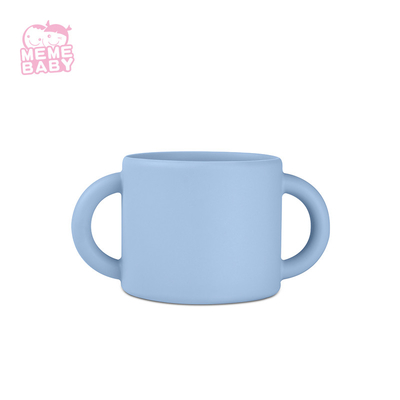 Children Water Drinking Trainer Silicone Baby Cup Kids Dinner Feeding Tableware Set 120g