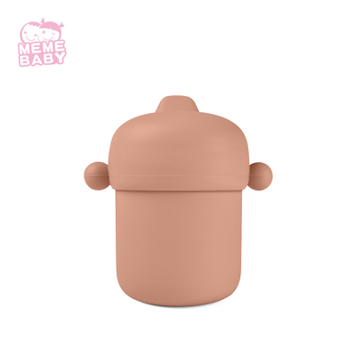 230 Degree Soft Texture Snack Cup Silicone Baby Cup With FDA Approval