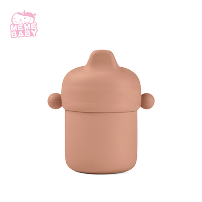 6oz Customized Tight Lid Infant Silicone Cup Spout Cup For Smoothie