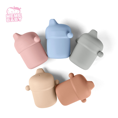 170ml Silicone Spout Cup Spill Proof With Multiple Color Choices