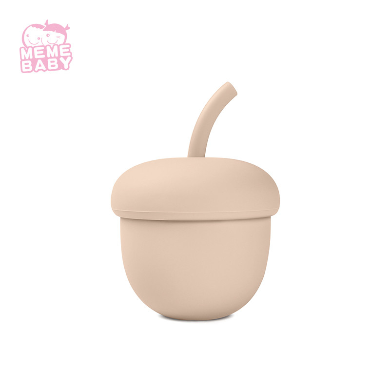 LFGB 230 Degree Silicone Sippy Cup , Silicone Feeding Cup Cute Design